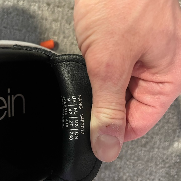 New, Unworn - Mens Calvin Klein Slip On Shoes. Size US 9. Excellent condition. - Picture 2 of 4